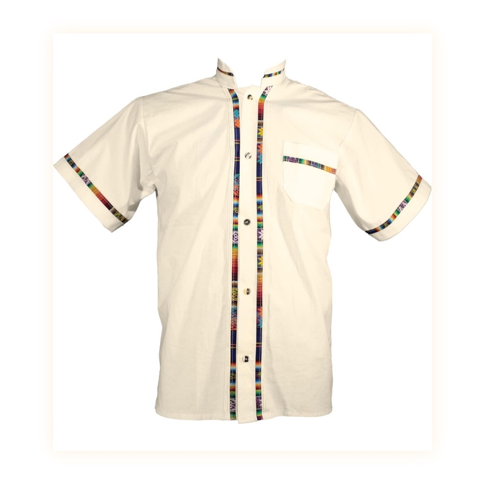 Men's Short Sleeve Mexican Guayabera Shirts Made in Mexico, Multiple Colors